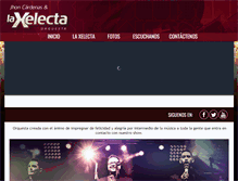 Tablet Screenshot of laxelecta.com